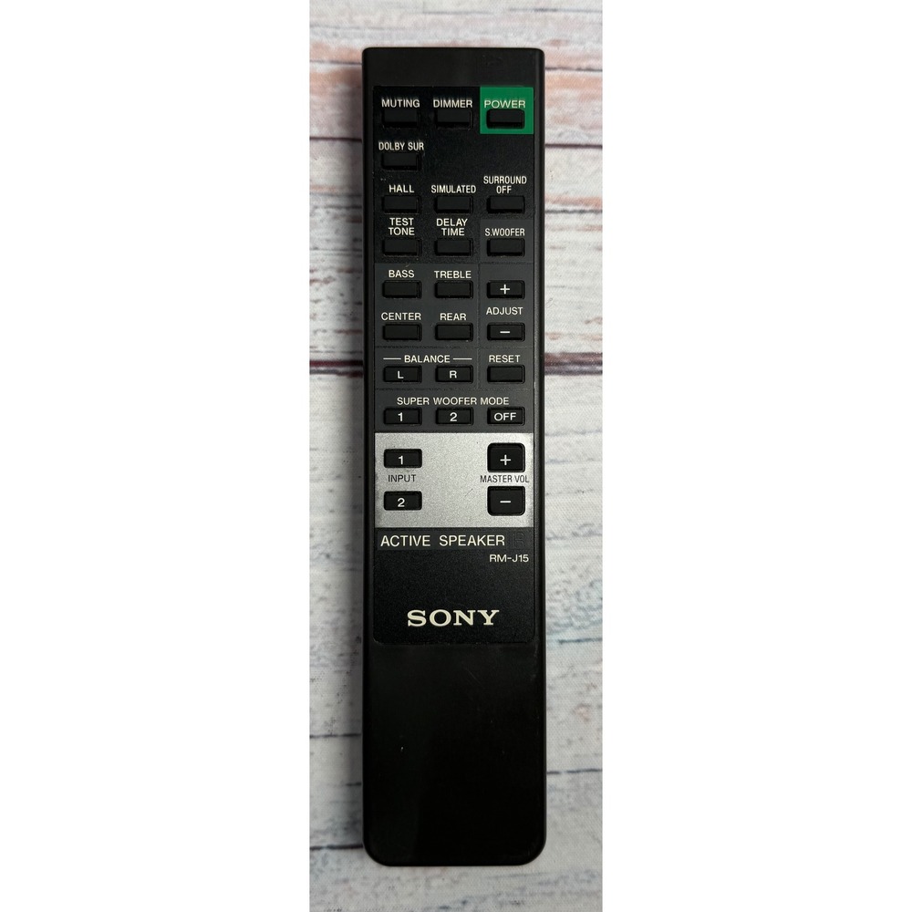 RARE SONY Remote Control RM-J15 OEM Original TESTED Working